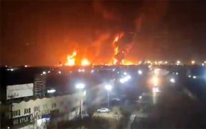 Netanyahu tells Iranians freedom is near as Israel hits country’s oil depots for first time