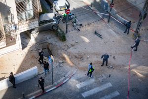 6 wounded by shrapnel, 1 seriously, as Iran fires suspected cluster warhead missile at Israel