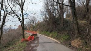 Frana tra Paradiso e San Presto. Lavori di ripristino della strada. Intervento da 350mila euro