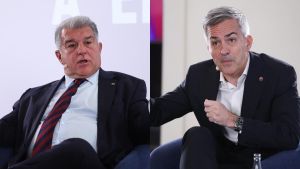 Font planta cara a Laporta en un debate embarrado por las acusaciones de mentira