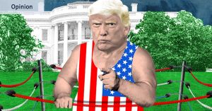 In Trump’s chaotic theatre of war, there’s only one lead role