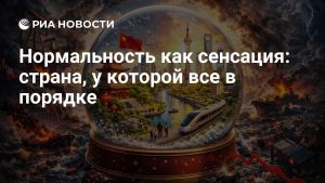 Нормальность как сенсация: страна, у которой все в порядке
