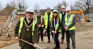 Work to build 39 new homes on derelict town depot site gets under way