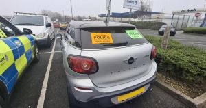 Banned driver caught speeding down busy road