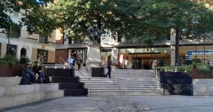 Teen boy found with knife after city centre attack