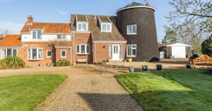 Converted corn mill with countryside views on the market