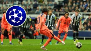 Lamine Yamal rescata al Barcelona con gol agónico ante Newcastle en la Champions League