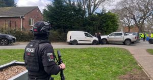 Boy 'who jumped school fence' after teenage girl stabbed is arrested