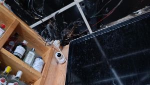 Incendio en un establecimiento hostelero de Pola de Siero: 