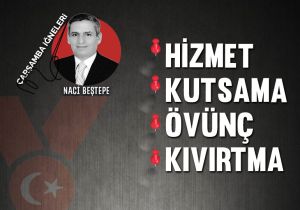 Çarşamba iğneleri: Hizmet, kutsama, övünç, kıvırtma