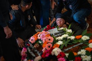 Amid Mortozov, victim of Iranian cluster bomb strike, laid to rest in Petah Tivka