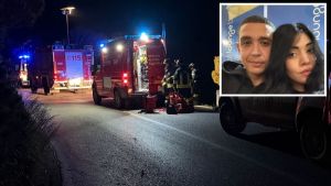 Auto precipita in un dirupo per 200 metri