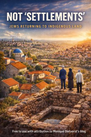 Israeli “Settlements” Not Immoral, Not a War Crime