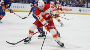 Flames' Coronato staying upbeat as scoring drought continues: 'It's coming'