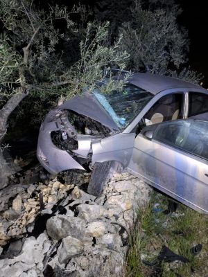Violento incidente nella notte sulla Corato – Ruvo