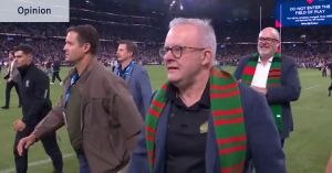 Johnston’s try record was a joyous moment – but what was Albo doing?