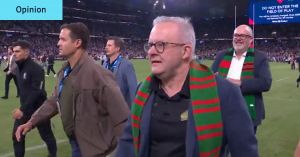 Johnston’s try record was a joyous moment – but what was Albo doing?