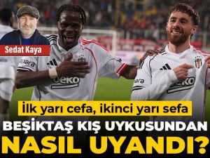Beşiktaş'ın kış uykusundan nasıl uyandığını açıkladı