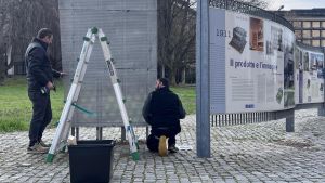 Smontati i portali del Maam Parte il restyling dell’asse olivettiano