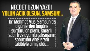 Necdet Uzun yazdı: Yolun açık olsun, Samsun!..