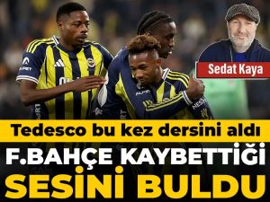Fenerbahçe kaybettiklerini buldu: Tedesco bu kez dersini aldı