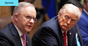 I’m ashamed Albanese ever backed Trump’s feckless war. At least we’ll send no ships