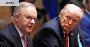 I’m ashamed Albanese ever backed Trump’s feckless war. At least we’ll send no ships