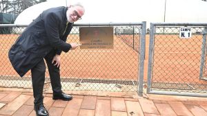 Circolo Tennis Bologna, il campo numero 1 intitolato a Nicola Pietrangeli