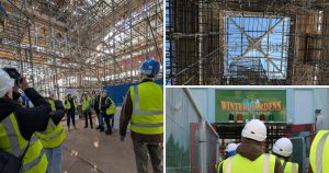 Lottery winners tour landmark attraction undergoing major regeneration