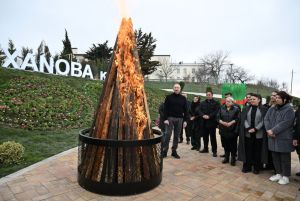 President Aliyev lights Novruz bonfire as life returns to Garabagh