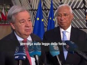Guterres (Onu) al Consiglio Europeo: Israele, Usa e Iran devono fermarsi