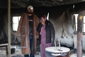 Settlers drove an entire village into exile. Palestinians say the state is keeping them away