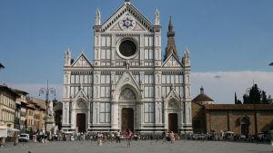 Firenze, Santa Croce diventa una tela su cui disegnare un grande Pinocchio