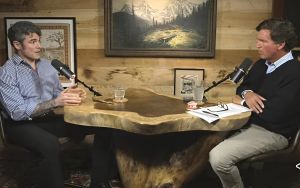 Joe Kent hints to Tucker Carlson that Israel may have killed Charlie Kirk to stoke Iran war