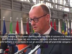 Veto a prestito per Kiev, Merz: Orban viola gravemente la lealtà tra gli Stati Ue