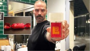 Un profumo ispirato all’iconica caramella Rossana, che compie 100 anni: ecco un amore di ‘Caraml’
