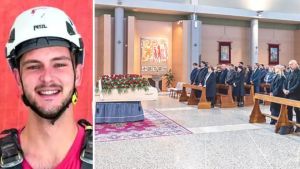 Morto sul lavoro, folla a Trieste e a San Giorgio per il doppio funerale di Tommaso: «Ti piaceva scalare, sei arrivato prima di noi»