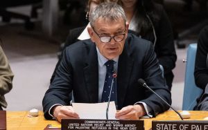 Outgoing UNRWA head warns agency ‘may soon no longer be viable’ amid Israeli opposition