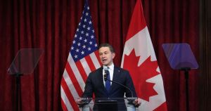 Pierre Poilievre is playing for Team Canada — with Mark Carney as captain