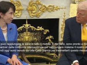 La premier giapponese Takaichi a Trump: Solo tu Donald puoi portare la pace nel mondo