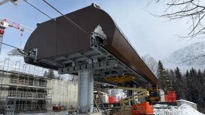 Cabinovia Socrepes, un mese di collaudo: si valuta il park provvisorio ad Acquabona