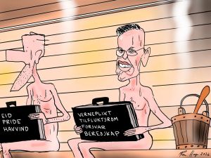 Her er de forberedt på krig mot Putin