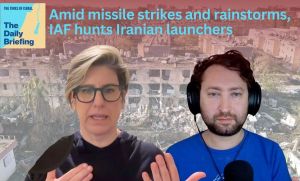 Daily Briefing Mar. 22 — Amid missile strikes and rainstorms, IAF hunts Iranian launchers