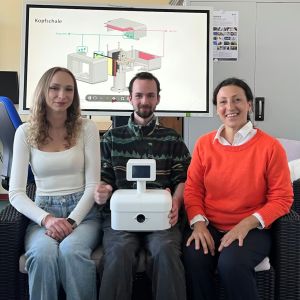 Roboter hilft beim Stressabbau: Neffy 2.0 unterstützt bei Atemübungen