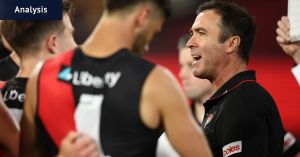 ‘He is coaching for his career’: Bombers bereft of options for hard calls as pressure mounts on Scott