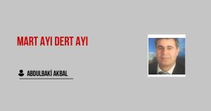 Mart Ayı Dert Ayı