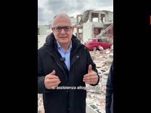 Esplosione a Piana del Sole, sopralluogo del Sindaco Gualtieri