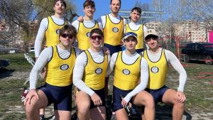 Canottaggio: l’otto del Cus Pisa vola alla Budapest Cup Regatta