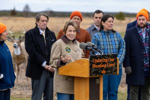 Maura Healey goes hunting for the hunting vote