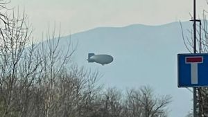 Un dirigibile nei cieli della Marca: ecco spiegato il misterioso avvistamento